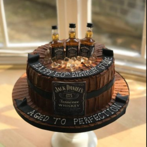 Designer Cake- Jack Daniel Cake Design (24 hrs advance notice required)