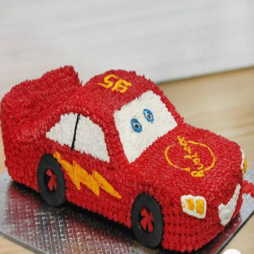 Designer Cake- Lightning Mcqueen Cars Theme