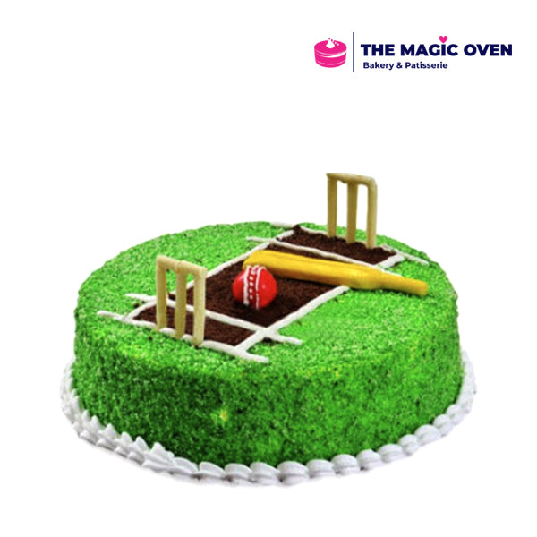 Designer Cake- Cricket Theme