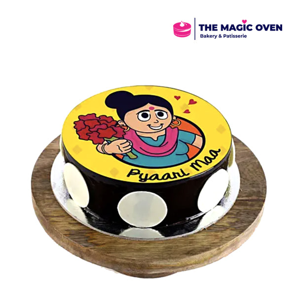 Pyari Maa Photo Cake