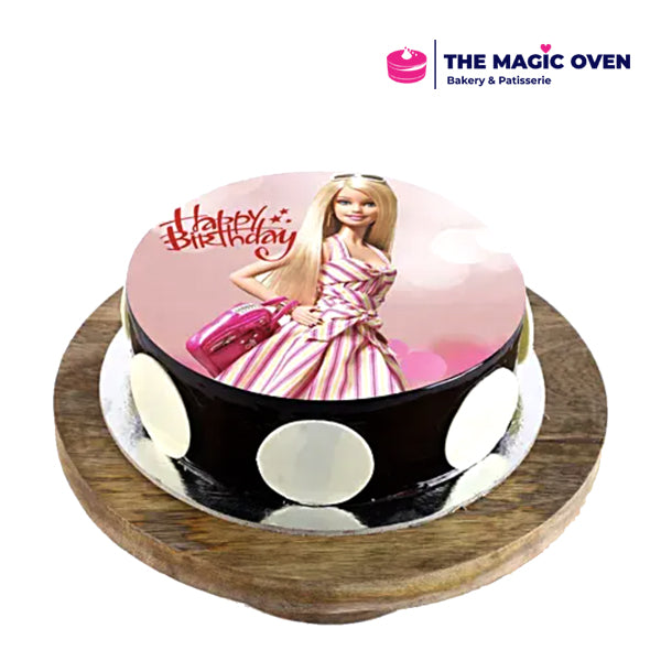 Barbie Photo Cake