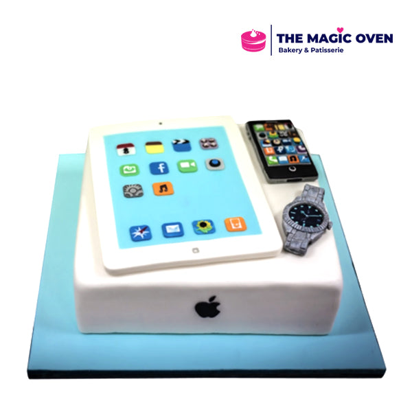 Apple I Phone Edible Cake Topper Image ABPID56551 – A Birthday Place