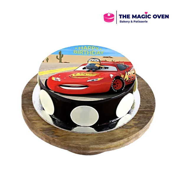 Car theme Photo Cake