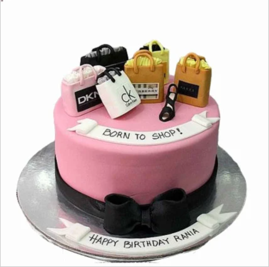 Designer Cake- Shopoholic